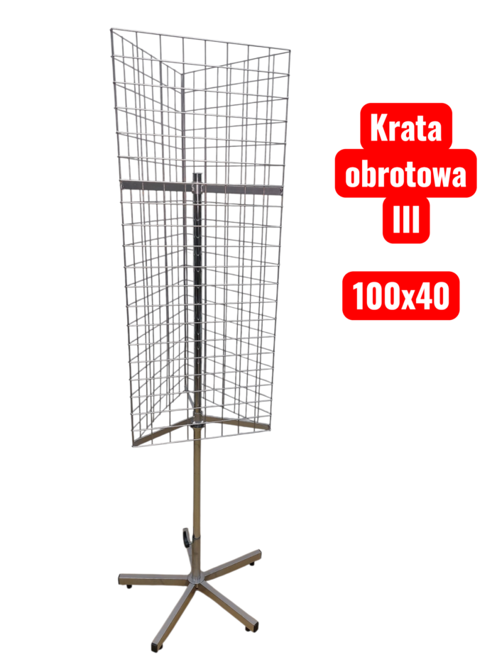 KRATA OBROTOWA  TRZYBOCZNA 100X40